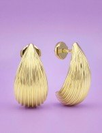 Серьги из лимонного золота 585 пробы