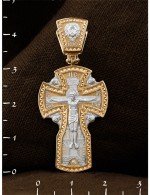 Крест из золота 585 пробы