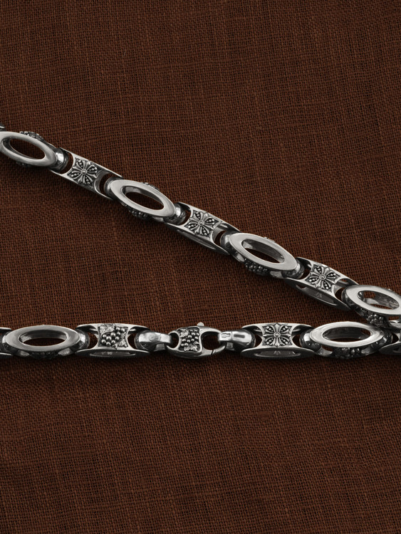 Цепь из белого золота