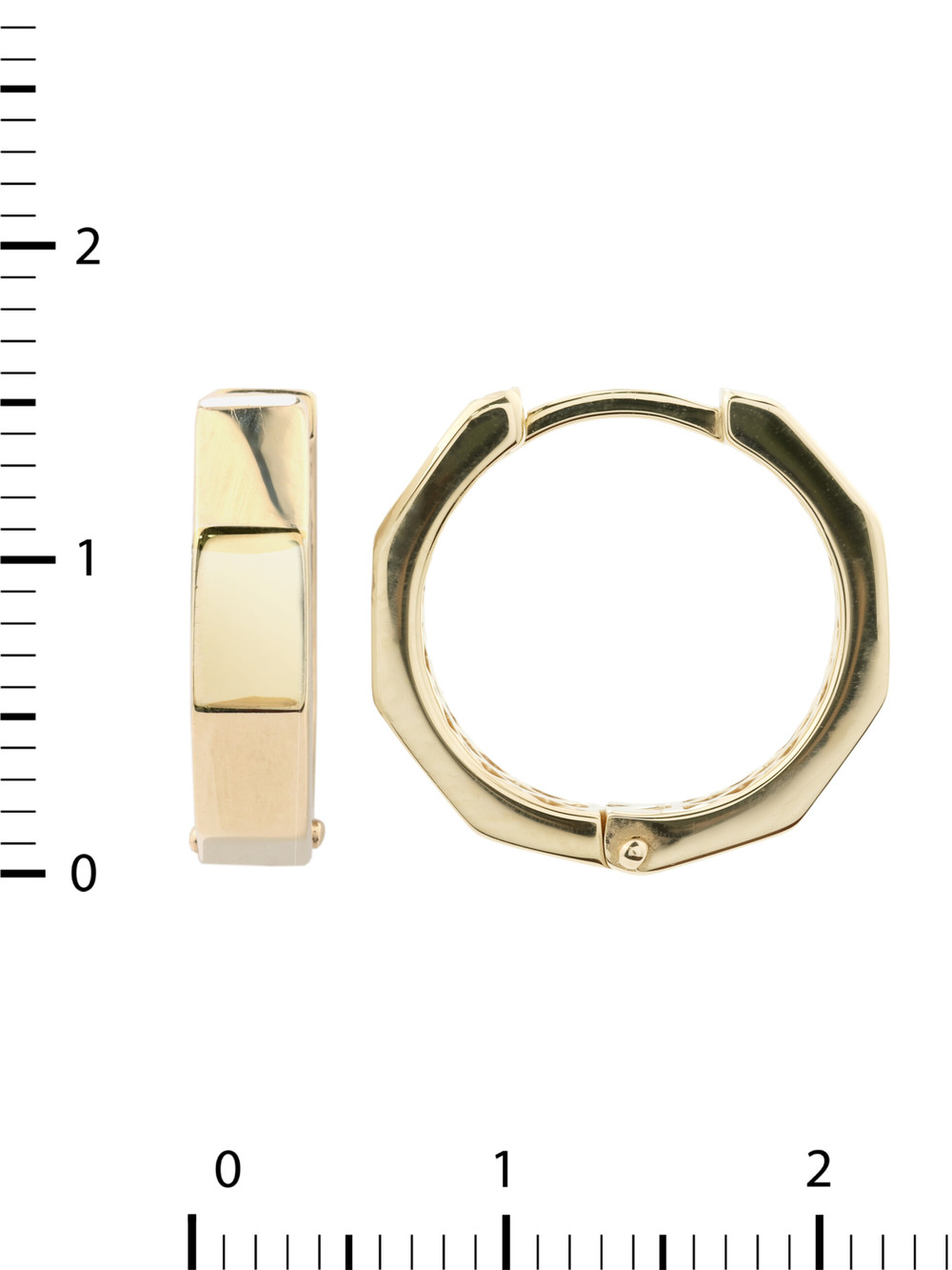 Серьги из лимонного золота