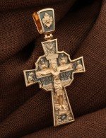 Крест из золота 585 пробы