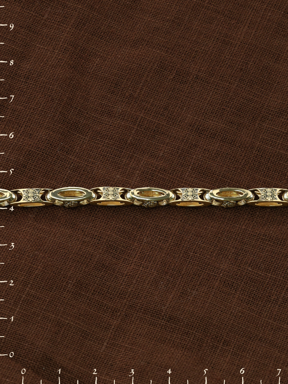 Цепь из лимонного золота