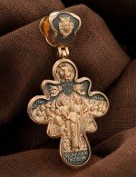 Крест из золота 585 пробы