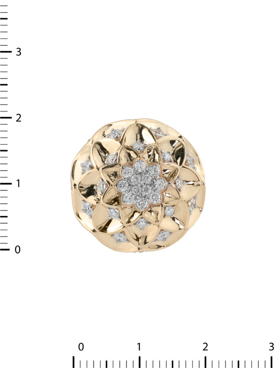 Подвеска из золота c бриллиантами