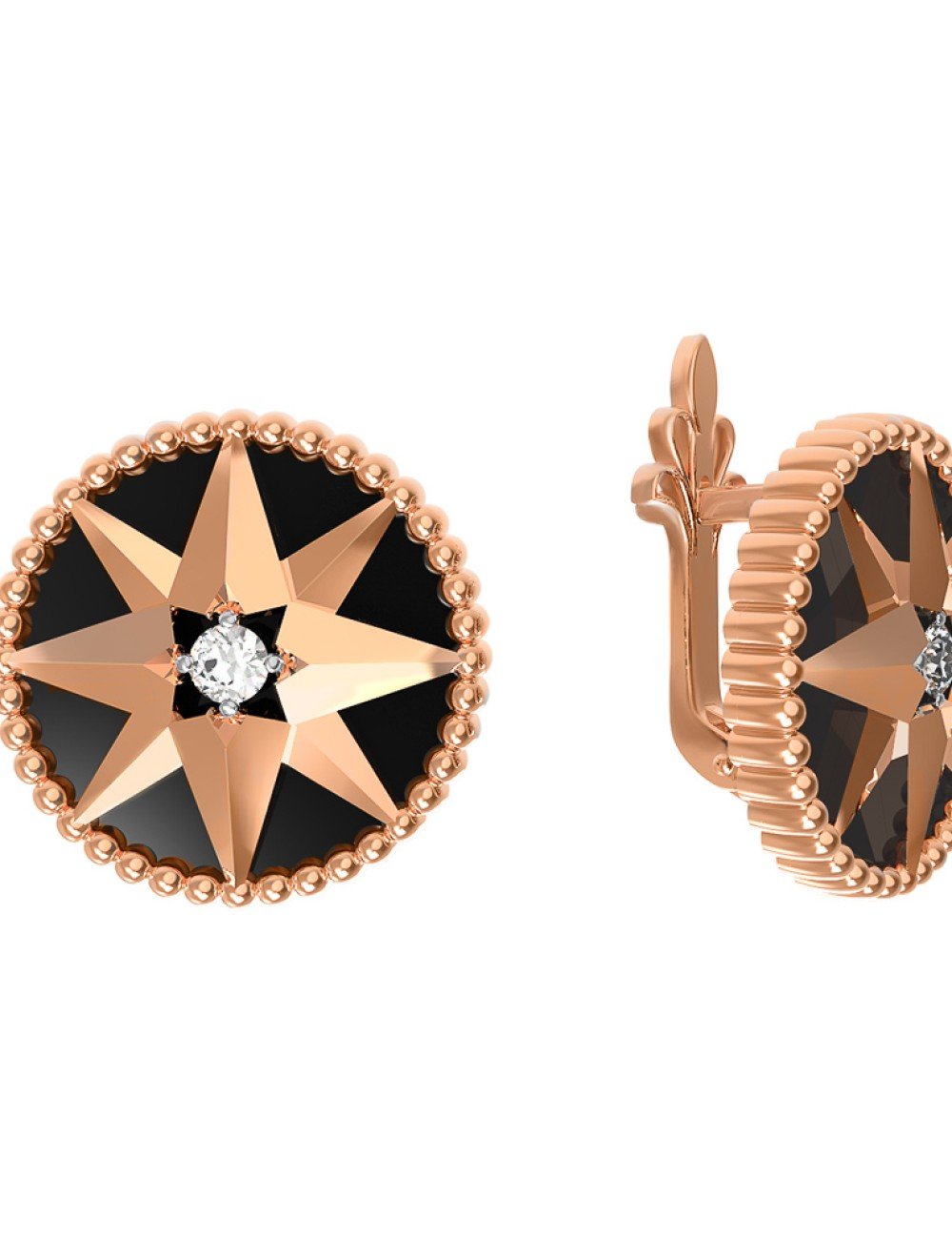 Серьги из золота 585 пробы