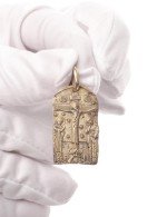 Образок из зелёного золота 585 пробы