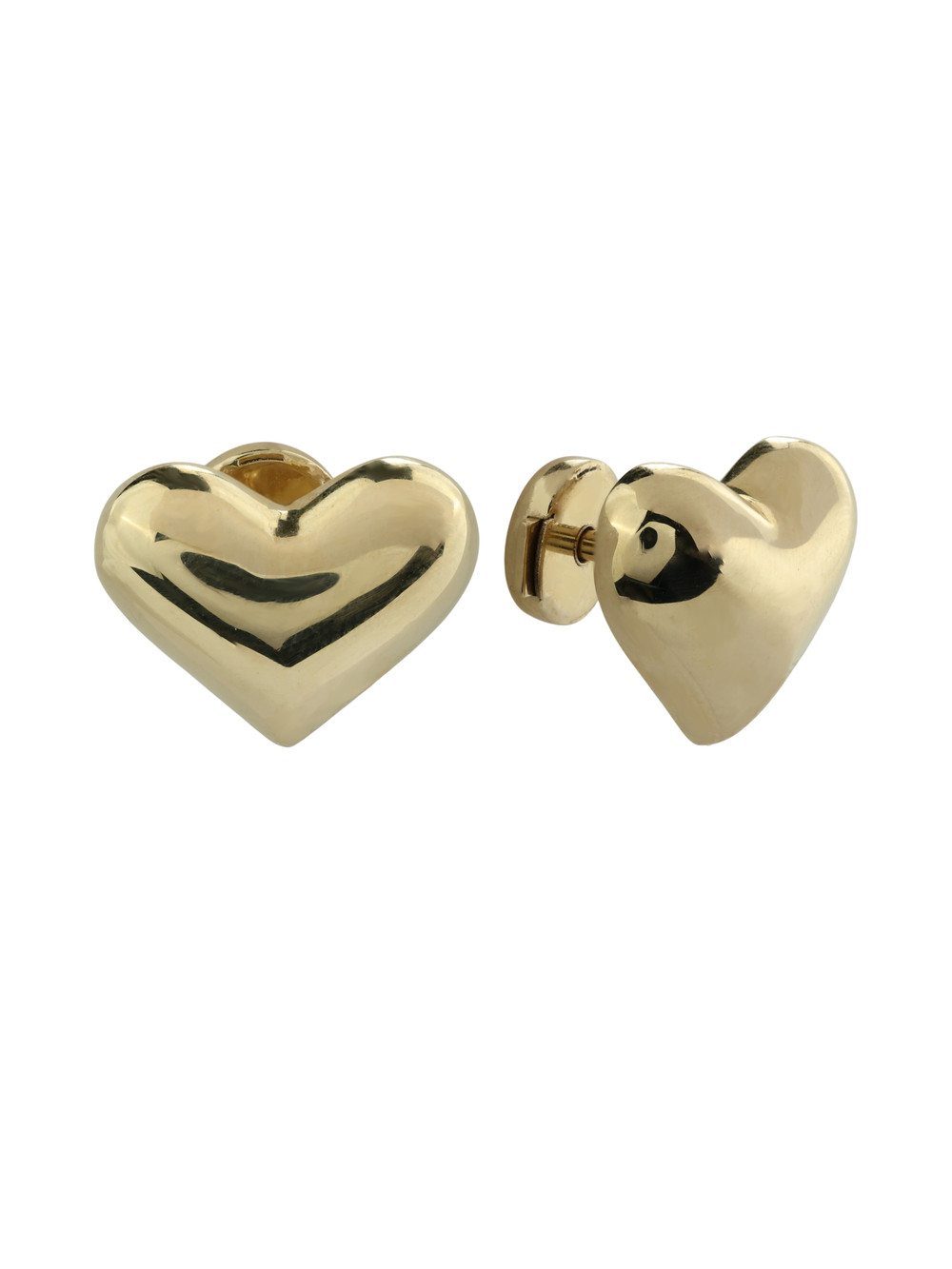 Серьги из лимонного золота