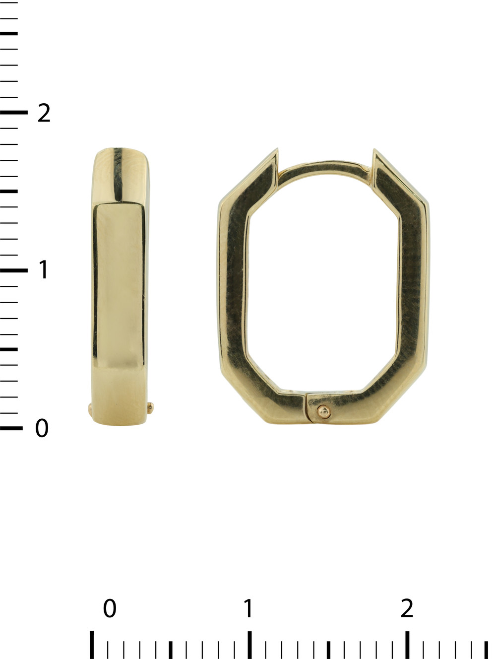 Серьги из лимонного золота