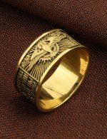 Кольцо из лимонного золота 585 пробы