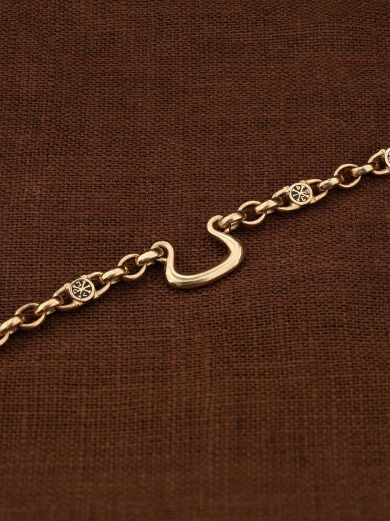 Цепь из золота c эмалью