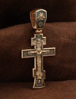 Крест из золота 585 пробы
