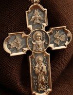 Крест из золота 585 пробы