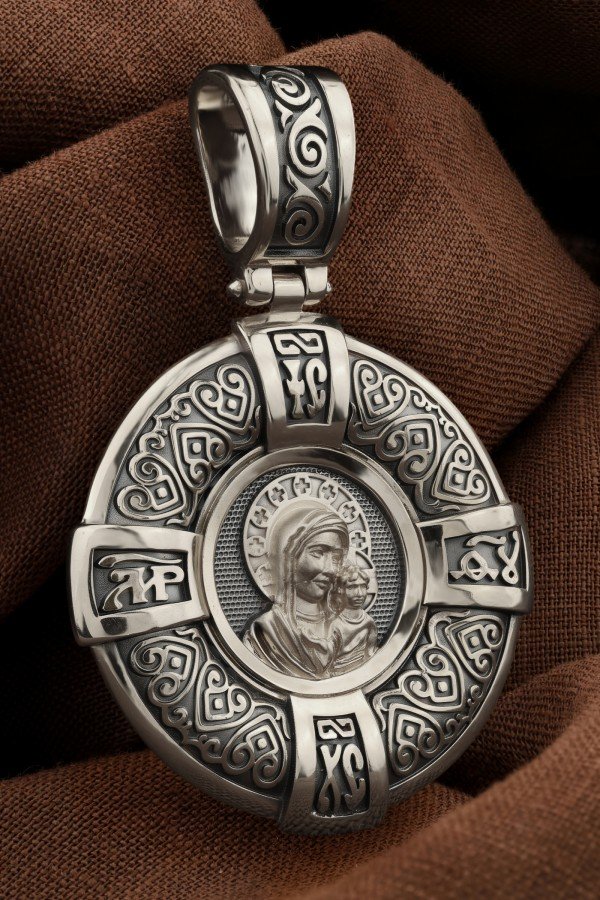 Образок из белого золота