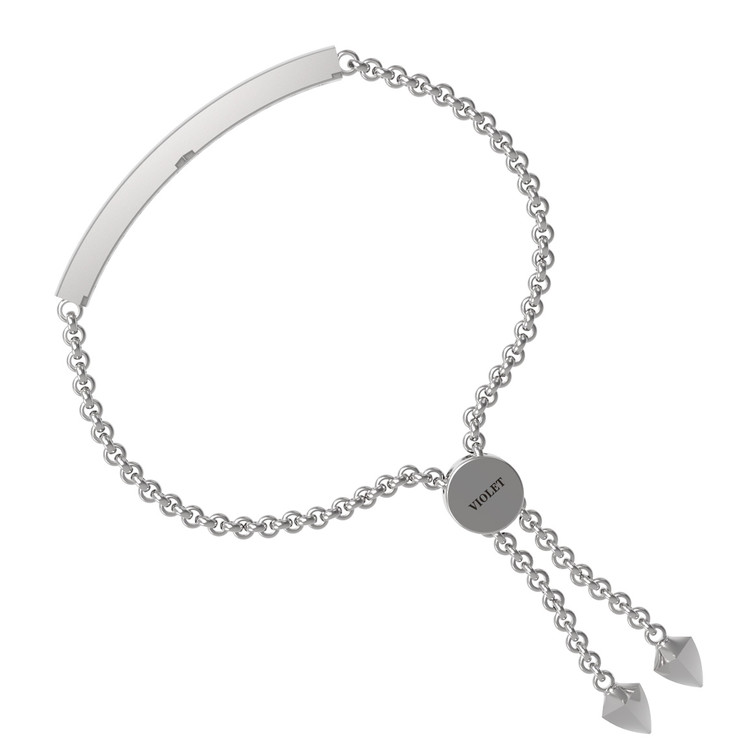 Браслет из белого золота c бриллиантами