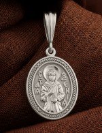 Образок из белого золота 585 пробы