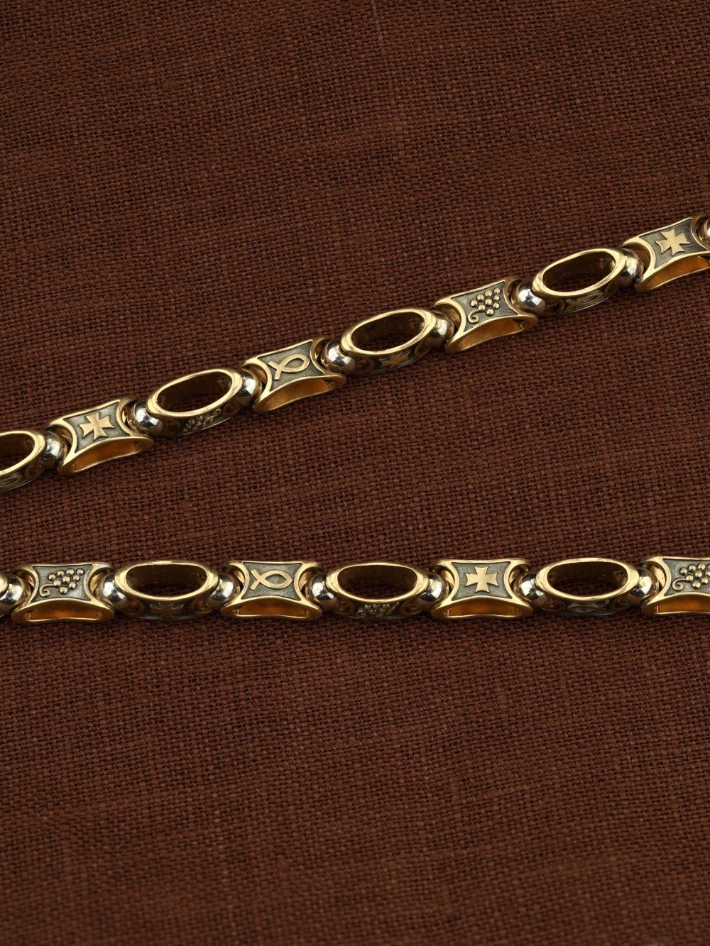 Цепь из лимонного золота