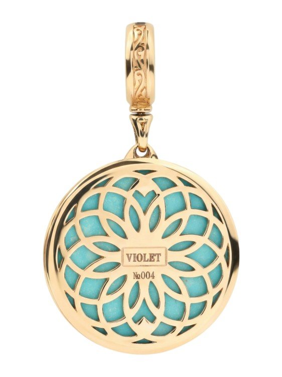 Подвеска из золота c бирюзой