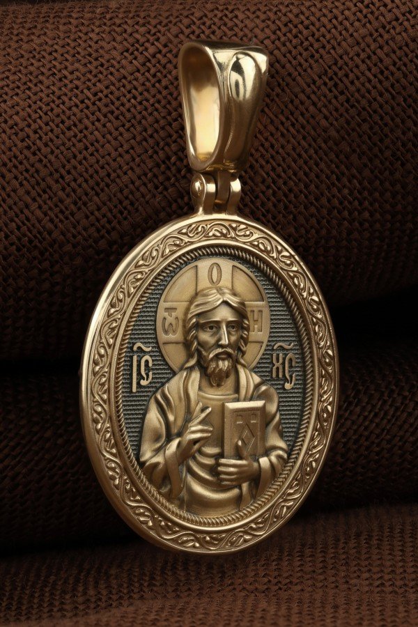 Образок из лимонного золота