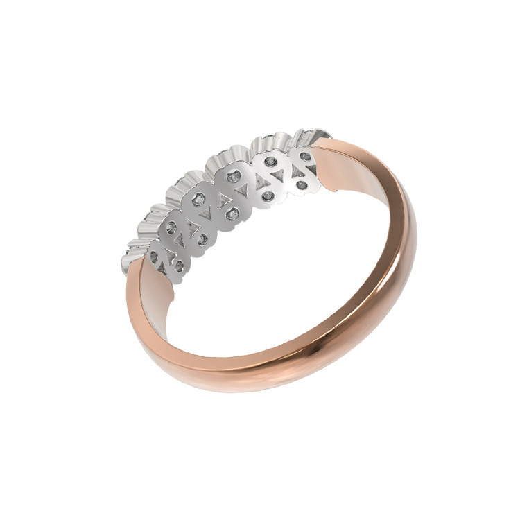 Кольцо из золота c бриллиантами