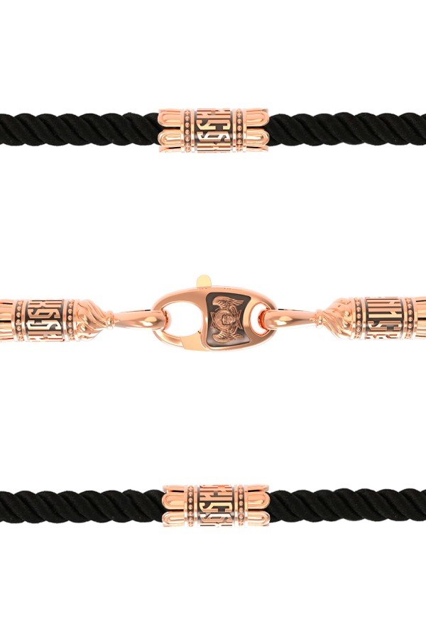 Шнурок шёлковый из золота c шёлковым шнурком