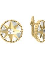 Серьги из лимонного золота 585 пробы