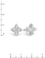 Серьги из белого золота 585 пробы