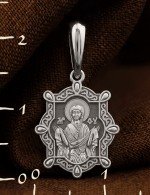 Образок из белого золота 585 пробы