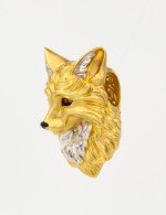 Подвеска из лимонного золота 585 пробы c эмалью