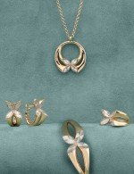 Серьги из золота 585 пробы