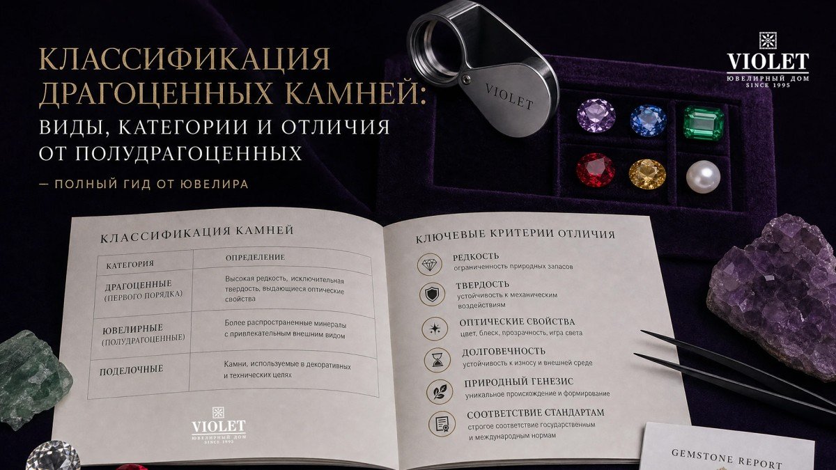 Классификация драгоценных камней: виды, категории и отличия от полудрагоценных — полный гид от ювелира