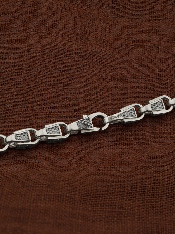 Цепь из белого золота