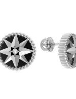 Серьги из белого золота 585 пробы