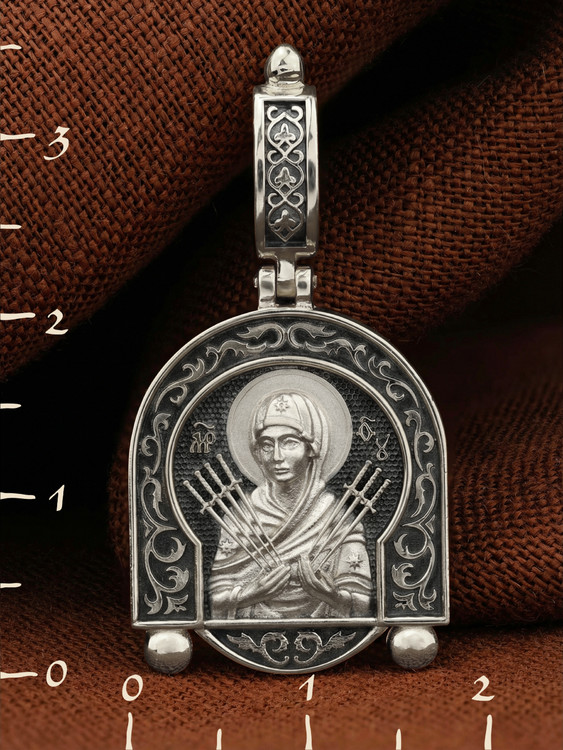 Образок из белого золота