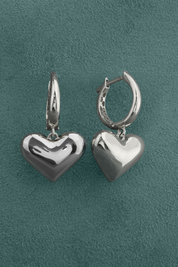 Серьги из белого золота