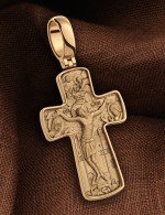 Крест из золота 585 пробы
