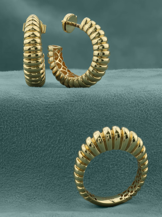 Кольцо из лимонного золота