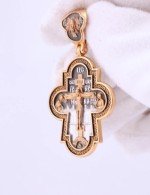 Крест из золота 585 пробы