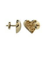 Серьги из лимонного золота 585 пробы