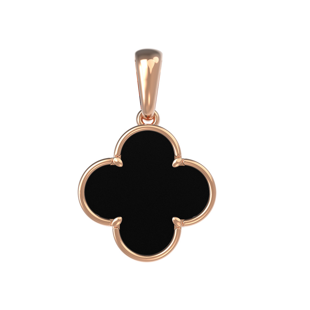 Подвеска из золота c ониксом