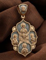 Образок из золота 585 пробы