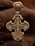 Крест из золота 585 пробы