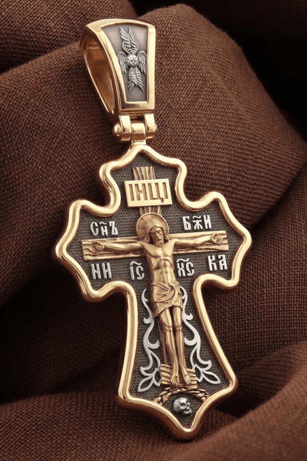 Крест из золота 585 пробы