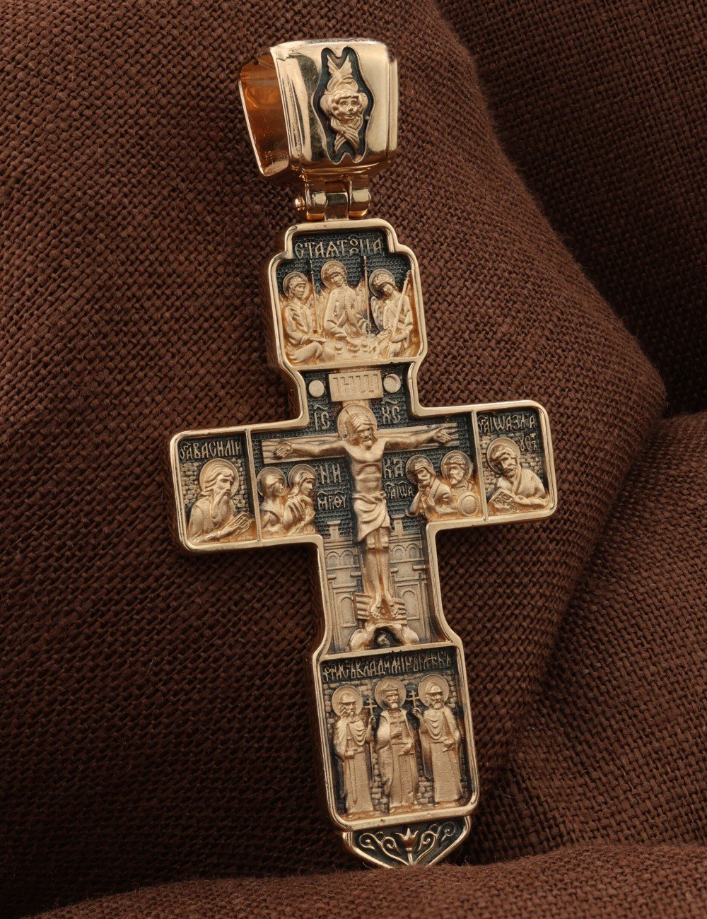 Крест из золота 585 пробы