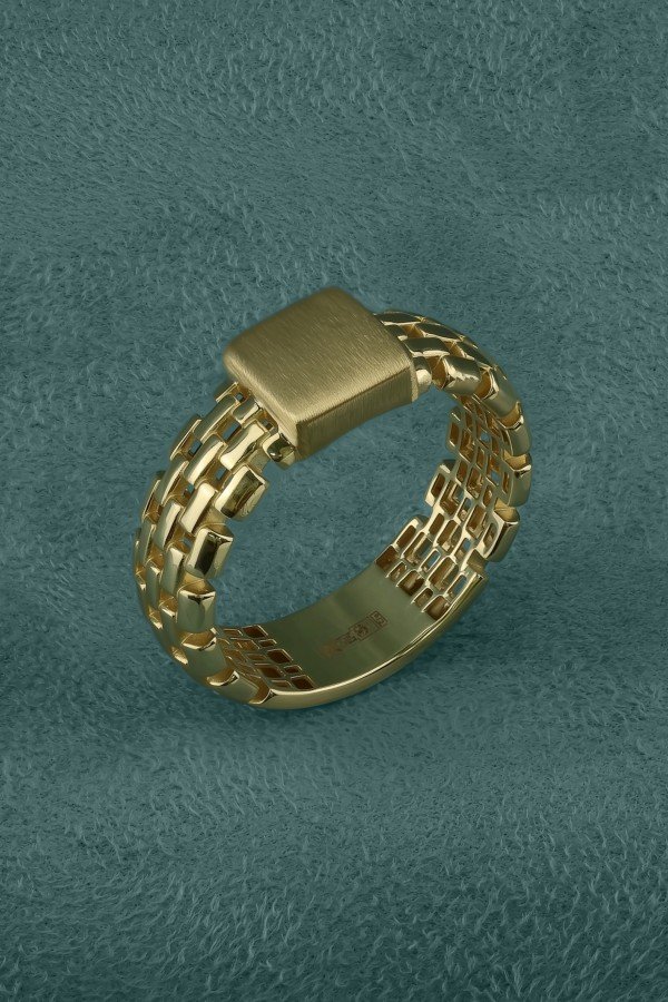 Кольцо из лимонного золота 585 пробы