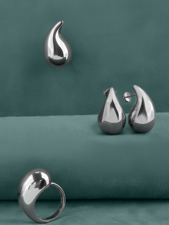 Кольцо из белого золота