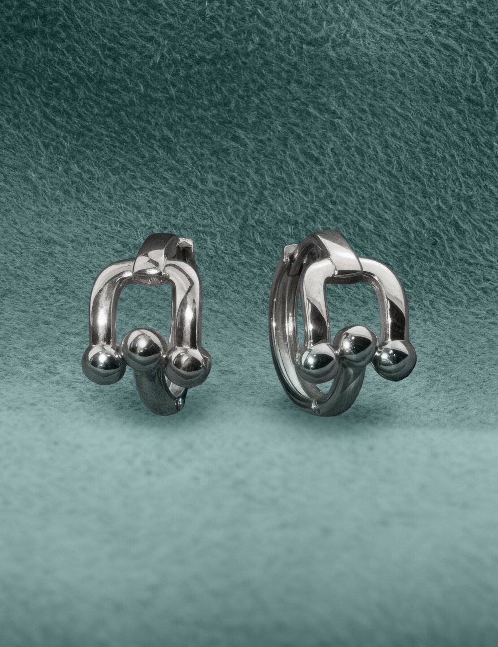 Серьги из белого золота 585 пробы