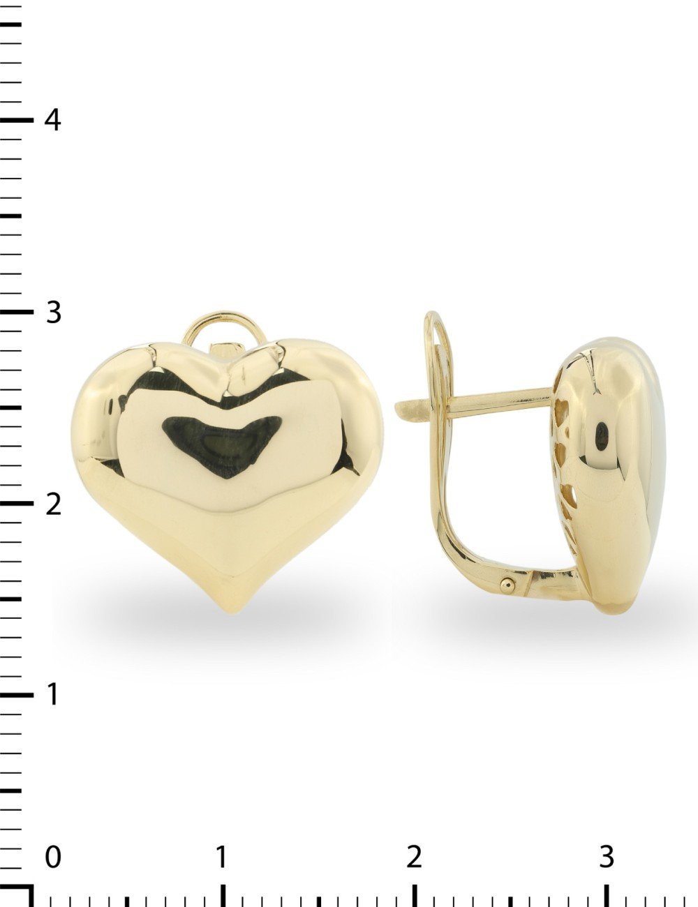 Серьги из лимонного золота 585 пробы