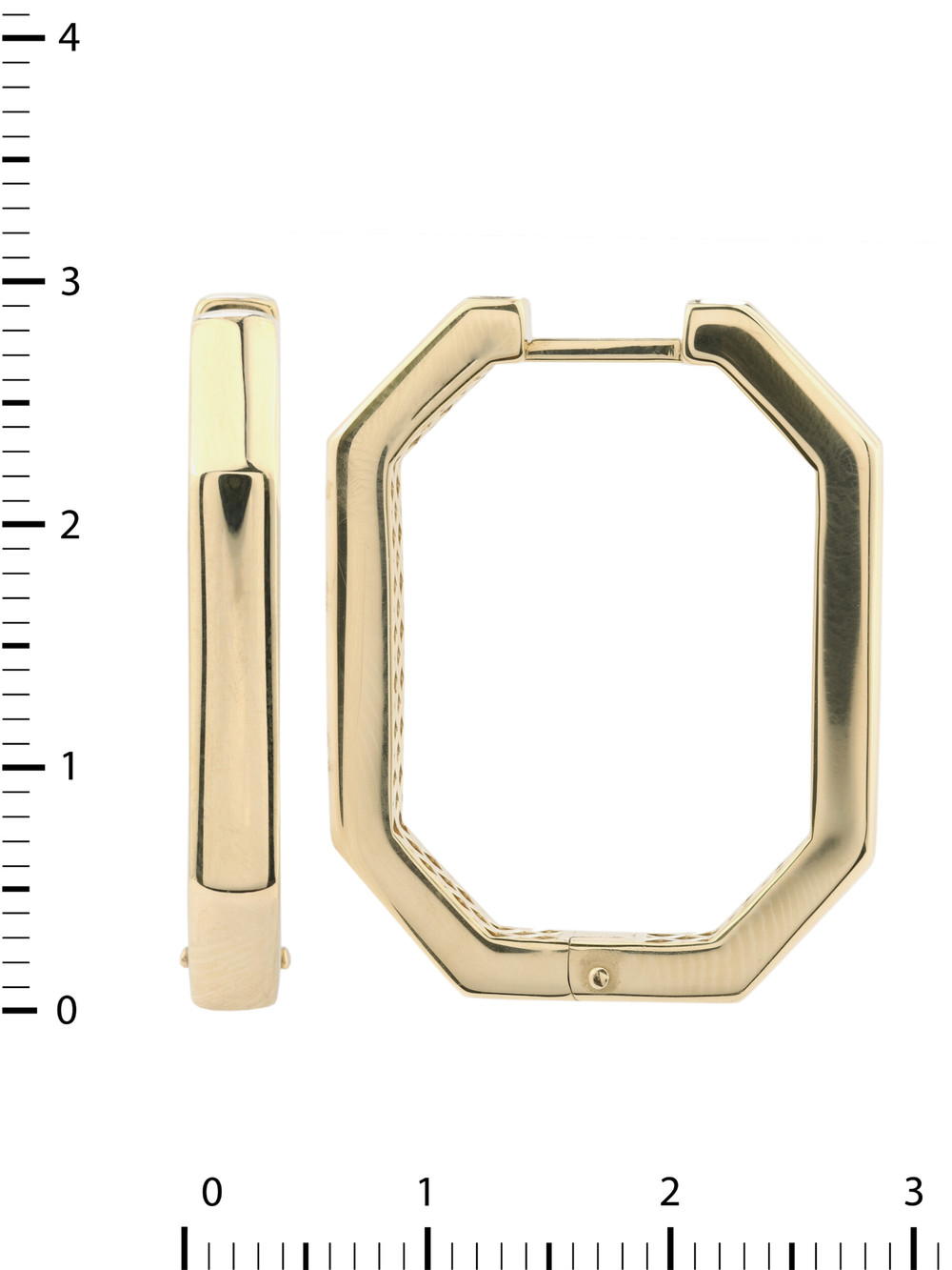 Серьги из лимонного золота