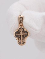 Крест из золота 585 пробы