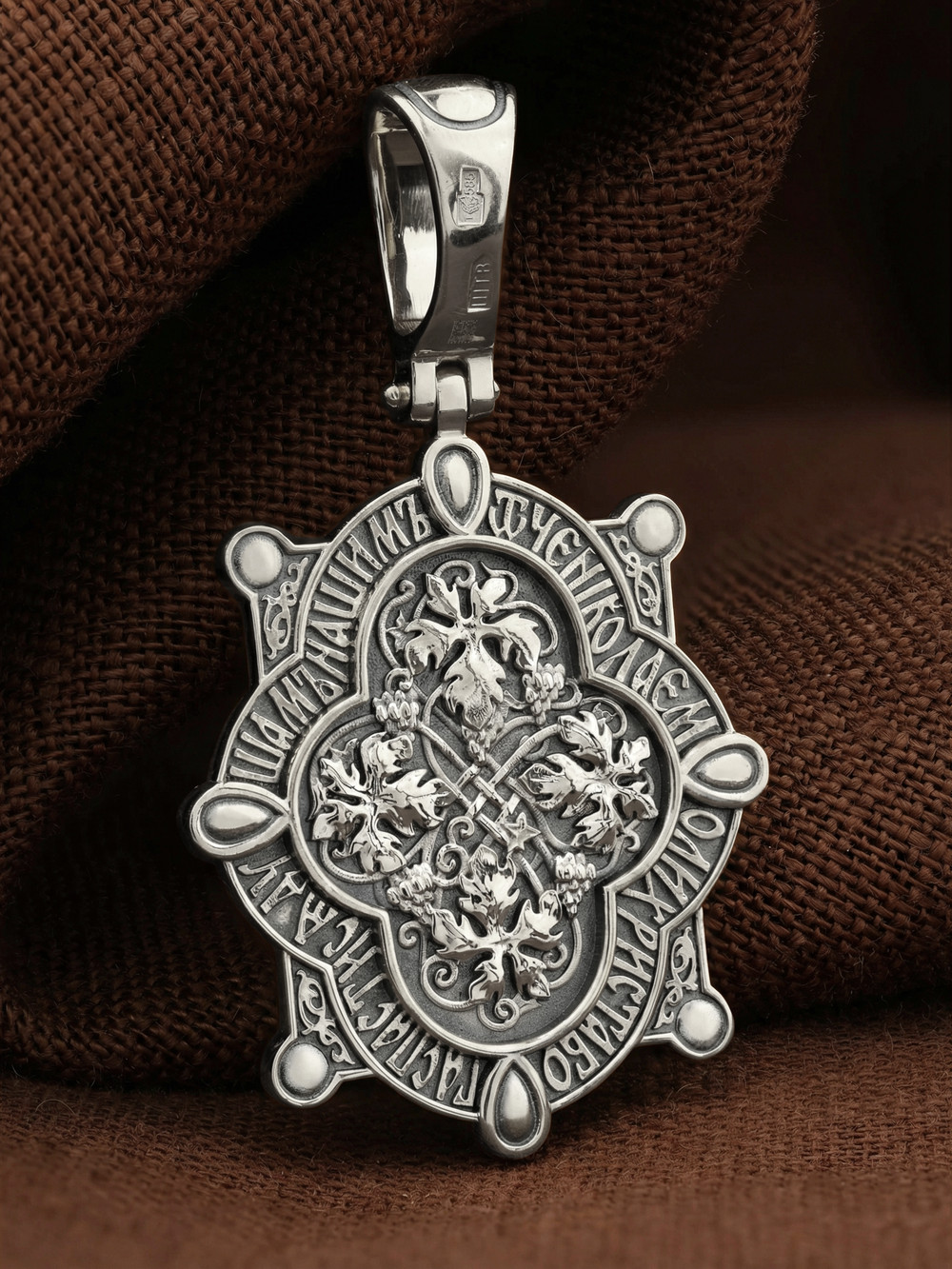 Образок из белого золота